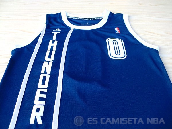 Camiseta Westbrook #0 Oklahoma City Thunder 2014-15 Azul - Haga un click en la imagen para cerrar